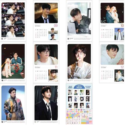 2025 K-STAR Wall Calendar (Bangtan Boys) in Saudi Arabia