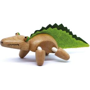 ألعاب حيوانات خشبية للأطفال الصغار، مجموعة لعب سفاري خشبية قابلة لاتخاذ الوضعيات، ألعاب خشبية ممتعة قابلة للانحناء، حيوانات الغابة الخشبية الآمنة للأطفال والكوكب، الأولاد والبنات، مجموعة ألعاب سفاري مكونة من 5 أشكال in Kuwait