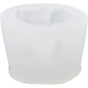Tomotato 3D Angel Resin Mold, Reusable Food Grade Silicone Mould, DIY Craft Making Molds for Soap, Candle and Cake Decoration(B)