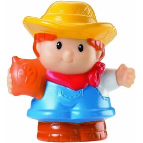 Little People Farmer (2005) - Replacement Figure - Classic Fisher Price Collectible Figures - Loose Out Of Package (OOP) - Zoo Circus Ark Pet Castle