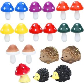 9 قطع من إكسسوارات الحديقة المصغرة من ONEST تماثيل صغيرة على شكل ضفدع طاولة وكراسي تماثيل زينة للحديقة ذات مناظر طبيعية صغيرة لديكور الحديقة اليدوية اليدوية in Kuwait