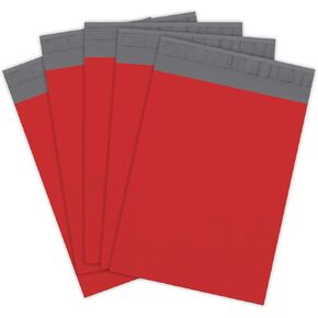 AVIDITI Red Self-Sealing Poly Mailer Shipping Bags 10" x 13" (100-Pack) | Poly Mailers & Shipping Envelopes for Packaging Clothing, Secure Shipping, Packaging, Storage & Small Business Mailing