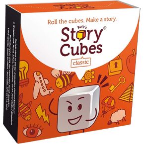 Rory's Story Cubes Classic (Box) - Creative Storytelling Dice Set in a Magnetic Box! Fun Family Game for Kids & Adults, Ages 6+, 1+ Players, 10 Minute Playtime, Made by Zygomatic