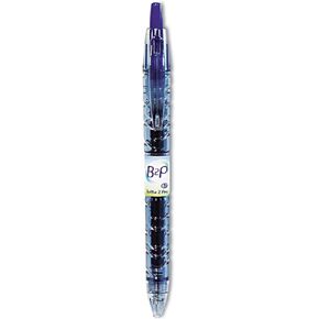 PILOT B2P Bottle-2-Pen Recycled Retractable Gel Ink Pen, Blue Ink, .7mm, (Pack of 12) (31601)