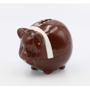 Cosmos Gifts 20960 Porcelain Football Piggy Bank 3 5/8" H
