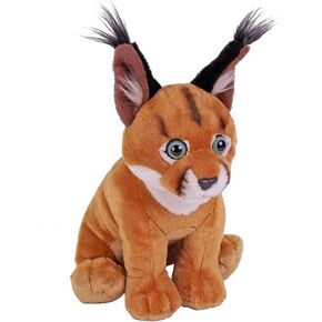 Wild Republic Cuddlekins Caracal, Stuffed Animal, 12 Inches, Plush Toy, Fill is Spun Recycled Water Bottles