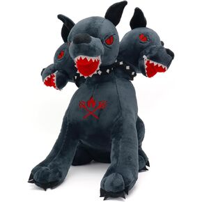 14inch/35cm Cerberus Plush Dog Scary Plushies Stuffed Animals Plush Toys for Kids