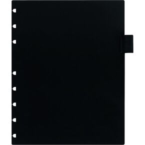 Rediform Blueline MiracleBind Notebook Accessory, Pen Holder with Elastic Loop, Black Poly (AFA9050PH)