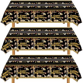 3pcs Construction Truck Party Tablecloth Construction Birthday Party Supplies Tablecloth Construction Truck Birthday Party Table suitable Construction 1st 2nd 3rd 4th Birthday Table Cloth for Boys