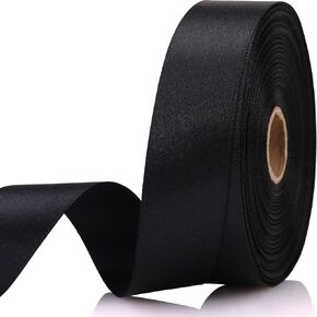 Wine red Ribbon 7/8 Inch 30 Yards Satin Craft Ribbon-Single Face Polyester Ribbon for Handmade Roses,Gift Wrapping,Timeless Flower,Bouquets,Wedding and Party Decoration