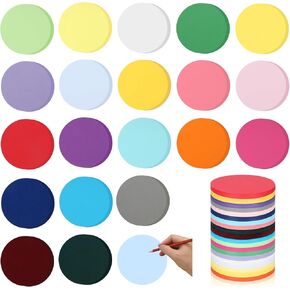 Honoson 1000 Pcs Star Cutouts Paper 3.9 Inch Assorted Color Cut Outs Star Shaped Die Cuts Paper DIY Craft Projects Back to School Classroom Bulletin Board Decor