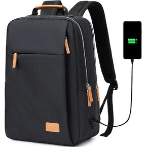 Travel Backpack for Women,15.6 Inch Laptop Backpack Purse with USB Port & Wet Pocket,Carry on Backpack Personal Item Backpacks Nurse Bag Anti Theft College Bookbag,Casual Daypack for Work (Beige-a)