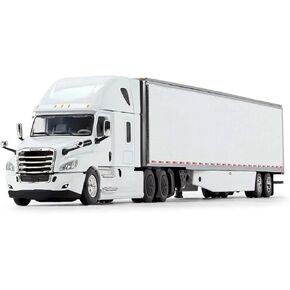 2018 Freightliner Cascadia High Roof Sleeper Cab with 53' Utility Refrigerated Trailer White 1/64 Diecast Model by DCP/First Gear 60-1054