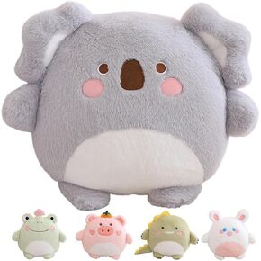 Frog Plush Pillow, Cute Frog Stuffed Animal Plush, Green Frog Plush Toy Throw Pillow Kawaii Plushies Gift for Kids Girls Adults Valentines Birthdays,Frog