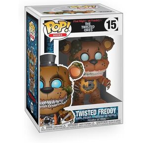 Pop Five Nights at Freddy's (FNAF) - Twisted Freddy Vinyl Figure Bundle with Compatible Funko Box Protector