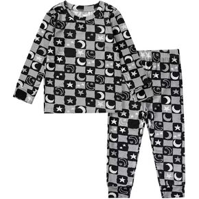 Teach Leanbh Toddler Baby Boys Girls Bamboo Viscose Pajamas Set Round Neck Long Sleeve Snug Fit Sleepwear Pjs 12M-5Y in Kuwait