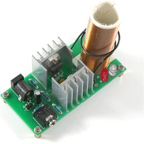 Mini Tesla Coil Soldering Kit Electronics Kit Soldering Practice Kit Mini Musical Tesla Coil Electronic Diy Kits Speaker Portable Handheld Tesla Coil Soldering Project for Children Student