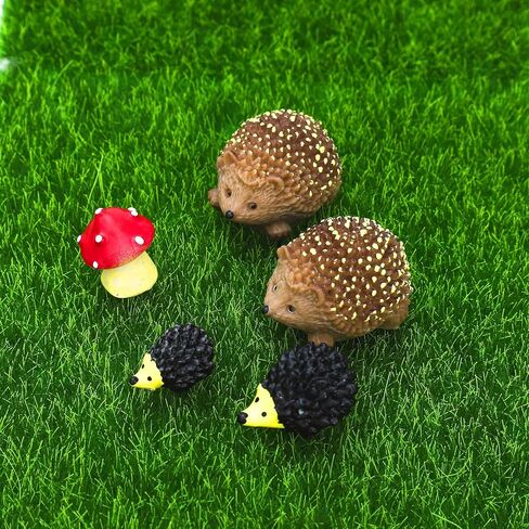 ONEST 9 Pieces Garden Miniature Accessories Mini Mini Frog Figurines Table and Chairs Micro Landscape Garden Ornament Figurines for DIY Craft Garden Decor in Kuwait