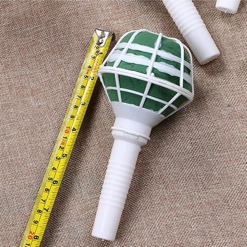 SHINEOFI 24Pcs Bouquet Holder Stand Floral Handle Floral Bouquet Holder Foam Bride Bouquet Holder for Bouquet Foam Bouquet Base Arrangement Tool Bridesmaid Wedding in Saudi Arabia