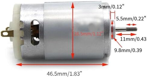CHANCS RC-280SA Carbon Brush Motors DC 3V 6V 9V 16000RPM for RC Model Hair Clipper Massager in Kuwait