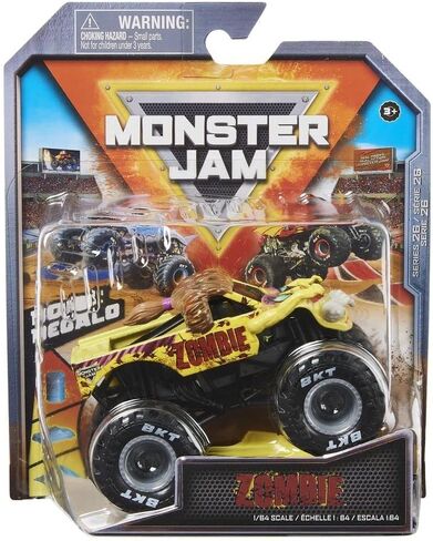 Monster Jam 2022 Spin Master 1:64 Diecast Truck with Bonus Accessory: World Finals Zombie in Saudi Arabia
