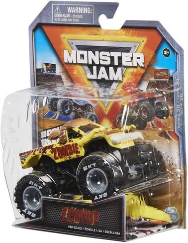 Monster Jam 2022 Spin Master 1:64 Diecast Truck with Bonus Accessory: World Finals Zombie in Saudi Arabia
