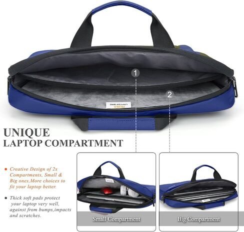 Traveller Business Laptop Sleeve Bag with Shoulder Strap Compatible with 13-15.6 inch Laptop and Macbook Pro/Air in Saudi Arabia