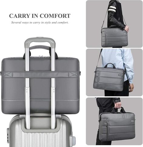 Traveller Business Laptop Sleeve Bag with Shoulder Strap Compatible with 13-15.6 inch Laptop and Macbook Pro/Air in Saudi Arabia