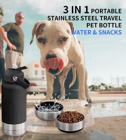Dog Water Bottle (Orange Creamsicle, 32 oz.) in Saudi Arabia
