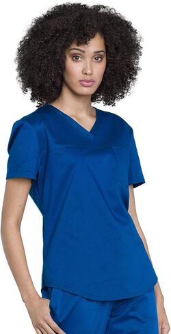 Cherokee Women V Neck Scrub Top with Operation Room Friendly Design and Chest Pocket WW657 in Saudi Arabia