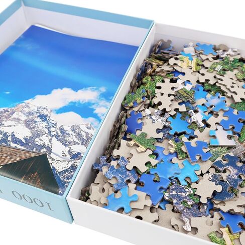 Jigsaw Puzzles for Adults 1000 Pieces Grand Teton National Park Precise Interlocking Thick Sturdy Cardboard Family Game 1000 Piece Puzzle Age 14+ in Kuwait