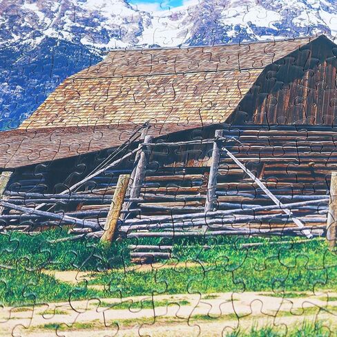 Jigsaw Puzzles for Adults 1000 Pieces Grand Teton National Park Precise Interlocking Thick Sturdy Cardboard Family Game 1000 Piece Puzzle Age 14+ in Kuwait
