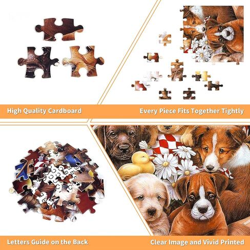 100 Piece Puzzles for Kids Dog Puzzle 100 Piece Puzzles for Adults Puppy Group Photo Puzzles 100 Pieces for Adults, 100 Piece Puzzles for Seniors, Kids Puzzles 100 Piece Dogs Selfie 100 Piece Puzzle in Kuwait