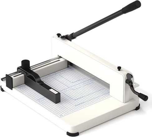 قطاعة ورق مقصلة شديدة التحمل مقاس 12 بوصة، لون أبيض مقاس A4 مقاس 30 سم، 400 ورقة in Kuwait