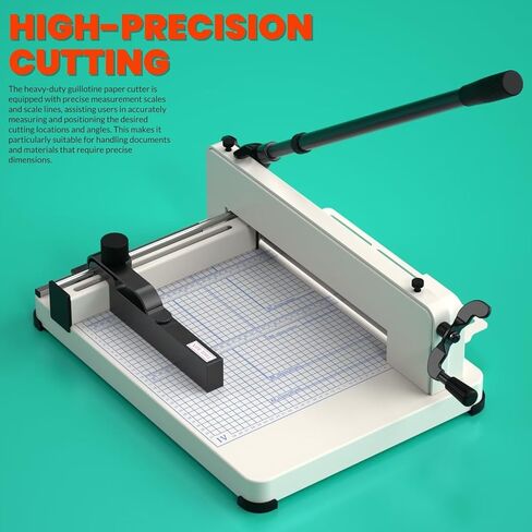 قطاعة ورق مقصلة شديدة التحمل مقاس 12 بوصة، لون أبيض مقاس A4 مقاس 30 سم، 400 ورقة in Kuwait