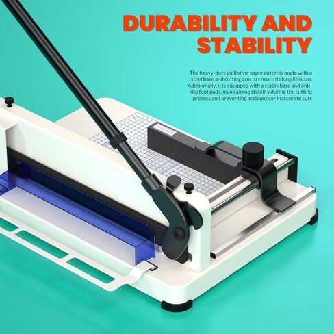 قطاعة ورق مقصلة شديدة التحمل مقاس 12 بوصة، لون أبيض مقاس A4 مقاس 30 سم، 400 ورقة in Kuwait