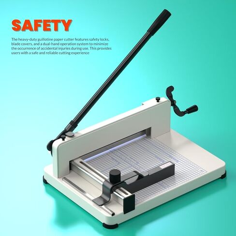 قطاعة ورق مقصلة شديدة التحمل مقاس 12 بوصة، لون أبيض مقاس A4 مقاس 30 سم، 400 ورقة in Kuwait