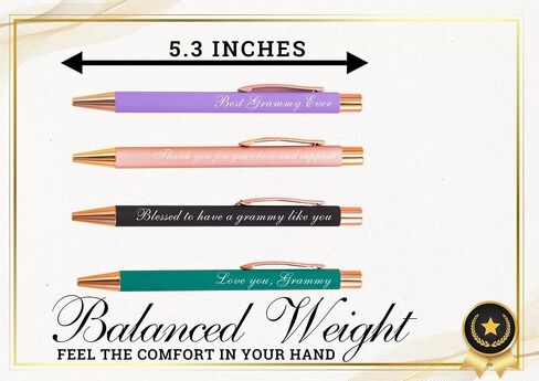 InnoBeta Grammy Gifts, Ballpoint Pen Set of 4, Gift Ideas for Grammy on Birthday, Christmas, Mother's Day - Grammy in Saudi Arabia