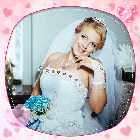 Zeyune 300 Pcs Rhinestone Heart Buttons Bulk Valentine‘s Day Buttons for Crafting Pink Red Crystal 2 Hole Sewing Fastening for Valentines DIY Sewing Clothes Accessories(1/2 Inch) in Saudi Arabia
