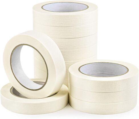 Masking Tapes Bulk 1 Inch 22 Packs White Painters Drafting General Using Tapes for Painting, Craft Art, Label, Packing, Office, School, Home,1 Inch x 55 Yards x 22 Rolls (1210 Total Yards) in Kuwait