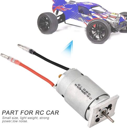 RC E9661 Motor 390، محرك ناعم 390 مع لوحة ثابتة 1/16 RC قطع غيار السيارات لدورة تروجي القصيرة 1631 1651 1621 ملحقات نموذج السيارة هوايات Smax in Saudi Arabia