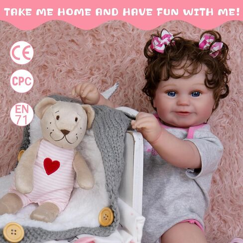 Milidool Reborn Baby Dolls - 20 Inch Realistic Newborn Baby Doll, Handmade with Love in Saudi Arabia