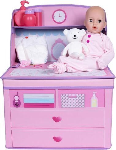 ADORA Sunshine, 14" Realistic Doll with Feeding Pillow Set with Accessories Including Sun-Printed Onesie, Beanie, Pacifier, Feeding Pillow, Diapers and Milk Bottle Birthday Gift for Ages 3+ in Saudi Arabia