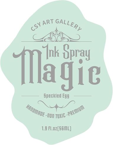 Csy art gallery Magic Oxide Spray Textured Paint Ink - Colorful -Journal -Mixed Media Inks, Background Inks, Scrapbook Inks for Junk Journal,Photo Frames, Handicrafts, Leather, Wood (Speckled Egg) in Saudi Arabia