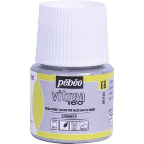 Pebeo Vitrea 160 Glass Paint, Veil White