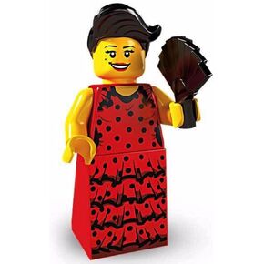 LEGO 8827 Minifigures Series 6 - Flamenco Mini Action Figure