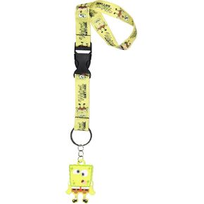 Spongebob Squarepants Weird Don't Care Wrist Lanyard for Keys Keychains Wallet for Men and Women
