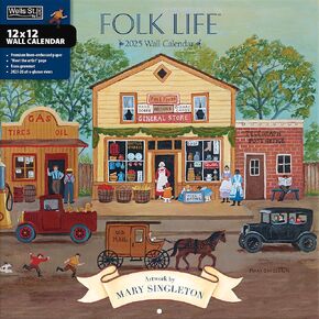 WSBL Folk Life 2025 12X12 Wall Calendar (25997001727)