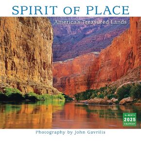 The Spirit of Place 2025 Wall Calendar — The Photography of John Gavrilis 12" x 12"