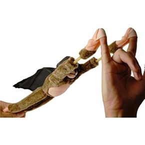Playmaker Toys Flingshot Flying Screaming Monkey Plush Dog Cat Pet Catch Toy w/Sound